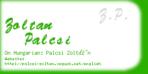 zoltan palcsi business card
